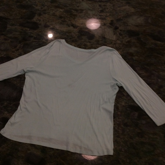 Talbots 3/4 Sleeve T-Shirt - Picture 2 of 3